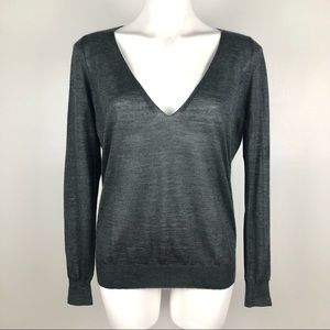 Theyskens' Theory Cashmere Gray Long Sleeve Top S